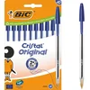 Image de BIC Cristal Original - Balpen - Klikmechanisme - Pennen - Medium Punt (1mm) - Pen - 10 Stuks