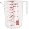 Image de Maatbeker 1 liter transparant kunststof - Keuken accessoires en benodigdheden