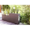 Image de EDA Plantenbak Vulcania stone effect antraciet 39,5 x 39,5 x 43,5 cm 31 liter