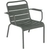 Image de Fermob Luxembourg lounge stoel met armleuning romarin