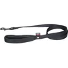 Image de Hondenriem nylon dubbel zwart 25 mmx120 cm