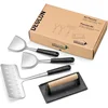 Image de Déglon Plancha Bakplaat Set   Ergonomische Spatels & Voedselpers   4-delig