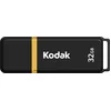 Image de Kodak Classic K103® Series Flash Drive - 32 GB - USB Stick - USB 3.0 - Bescherm dopje - Zwart/ Geel