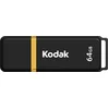 Image de Kodak Classic K103® Series Flash Drive - 64 GB - USB Stick - USB 3.2 - Bescherm dopje - Zwart/ Geel