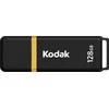 Image de Kodak Classic K103® Series Flash Drive - 128 GB - USB Stick - USB 3.2 - Bescherm dopje - Zwart/ Geel