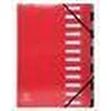 Image de Exacompta IDERAMA® Harmonika Sorteermap - 12 indelingen - Rood - 53925E