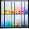 Image de Exacompta Fotoalbum Rainbow - 200 foto's 10x15cm - 100 pagina's - 22,5x22cm - Zwart - 62882E