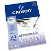 Image de Drawing pad Canson Imagine A3 200 g 50 Lakens 5 Stuks
