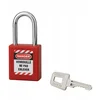 Image de Robuuste Rode ABS Kettingslot met Staal 38mm - Veiligheid & Isolatie