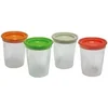 Image de TIGEX Voorraaddozen, vershouddozen, meerkleurig, 4 x 200 ml kleurrijke