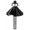 Image de Bosch Fasefräser 1/4" Ø 34,9 mm B 13 mm L 14,7 mm G 56 mm 45° - 2608628416