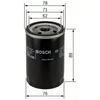 Image de Bosch P4026 Oliefilter Schroeffilter Hoogte 93Mm 13/16" 16 Unf