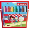 Image de STABILO Power -Viltstift - Tot 8 Weken Zonder Dop - Etui Met 18 Kleuren