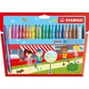 Image de STABILO Power - Viltstift - Tot 8 Weken Zonder Dop - Etui Met 24 Kleuren