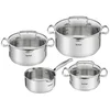 Image de Tefal Duetto+ Pannenset - 4-delig - Geschikt voor Inductie - RVS - Met Deksel