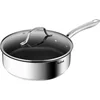 Image de Tefal Infinite Hapjespan - 24cm - Geschikt voor alle warmtebronnen - Inclusief glazen deksel - RVS - PFOA Vrij