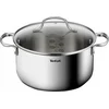 Image de Tefal Infinite Pan met Deksel 24cm 5.4L - Roestvrij Staal, Inductie