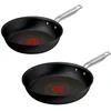 Image de Tefal Experience - Pannenset - 24/28 cm - Fusion Core - Anti-aanbaklaag - Inductie - Geschikt voor gebruik met metalen spatels