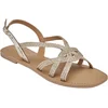 Image de Leren platte sandaal Chomy