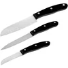Image de Set van 3 keukenmessen 20, 22 en 26 cm Nirosta Fit