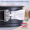 Image de Dr Oetker 9304950 Springvorm, Scharniervorm, Springvorm met scharnier, Taartvorm, Ronde vorm, Bakvorm, Roestvrij staal, Zwart, 28 x 6,5 cm