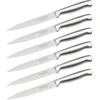 Image de Set van 6 professionele keukenmessen 24 cm gekarteld lemmet Nirosta Star