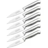 Image de Nirosta 9320650 Set Keukenmessen, Snijmes, Groentemes, Lemmet van 8,5 cm, Zilverkleurig, Roestvrij staal, 20x2 cm