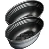 Image de Set van 2 Ovale Broodvormen 26 x 16 cm Zenker Black Metallic
