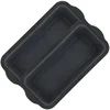 Image de Zenker 9343150 Set van 2 Cakevormen van siliconen met glasvezel, rechthoekige vorm, cakevorm, taartvorm, Siliconen, Glasvezel, Nylon, Grijs, 31,5 x 14,2 x 5,2 cm