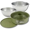 Image de Bakkerset met springvorm en savarinvorm 26 cm, 2 mengkommen en spatel Zenker