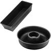 Image de Set cakevormen 30,5 x 11,5 cm en savarinvorm 28 cm Zenker Black Metallic
