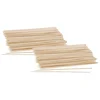 Image de Set van 100 houten prikkers voor spiesjes van 25 cm Fackelmann Nature