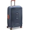 Image de Delsey Moncey 76 cm Grote Harde Reiskoffer   97 Liter   3-Puntssluiting   TSA Slot   Waterbestendig   4 Dubbele Wielen   Ink Blue
