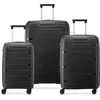 Image de Delsey Securitech Dune Kofferset 3-delig   55/66/76 cm   Polypropyleen   Expandable   TSA-slot   Dubbele wielen   Black