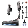 Image de Rowenta X-Force Flex 16.60 RH9CD9 - Steelstofzuiger - Draadloos - Met dweilfunctie - 315 Airwatt - Flexibele buis - 2 uur gebruikstijd - Blauwe LED verlichting zuigmond