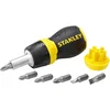 Image de Stanley Multibit Stubby Schroevendraaier met ratel