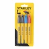 Image de Stanley STHT81391-0 Permanente Markers Set   4-delig   Fijne Punt   Sneldrogend & Waterbestendig   Zwart, Blauw, Rood, Groen