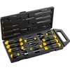 Image de STANLEY 2-65-014 Cushiongrip Schroevendraaierset - 10-delig - inclusief opbergbox