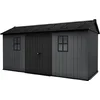 Image de Keter Newton 1575 Tuinhuis - 230x476x246cm - Grijs