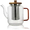 Image de OGO Living - Theepot borosilicaatglas - Karl - amberkleurig handvat - 550 ml