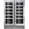 Image de Le Chai LSB380 - 2 Temperatuurzones 5 tot 18 °C - 38 Flessen - RVS - LED verlichting - anti UV glasdeuren