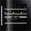 Image de Le Chai LBN340 - Inbouw Wijnklimaatkast - 2 zones - 5 tot 20 °C - 34 Flessen - Zwart - 39 dB - H 60 cm