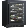 Image de Le Chai PRO360M - Inbouw of Vrijstaand - 1 zone - 36 Flessen - Labelview - Slot - LED Verlichting zijdelings - Koolstoffilter - 4 Schuiflades - Anti-UV - 82 cm Hoog