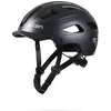 Image de Cairn Fietshelm Clarke - Heren & Dames - E-bike & stadfietsen - Ingebouwde LED - Mat Zwart- Maat M (55-58 cm)