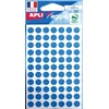 Image de Agipa ronde etiketten in etui diameter 8 mm, blauw, 462 stuks, 77 per blad
