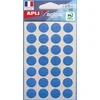 Image de Agipa ronde etiketten in etui diameter 15 mm, blauw, 168 stuks, 28 per blad