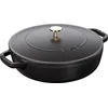 Image de Staub Hapjespan Chistera - Zwart - ø 28 cm / 3.7 liter