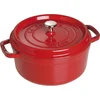 Image de Staub Braadpan / Cocotte - Kersenrood - ø 24 cm / 3.8 liter