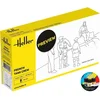Image de Heller Modelbouwpakket Militaire voertuigen - 35323 French Tank Crew - Figuren - Starter Kit Plastic - 1:35 - Modelbouw