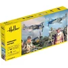 Image de Heller Modelbouwpakket Militaire voertuigen - 50329 Normandy Air War - 2 Planes and Figures Plastic - 1:72 - Modelbouw